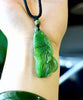 Polar Jade Fortune Fish Pendant  #1411