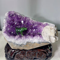 Amethyst Geode Base Cut (3.2 LB) #3087