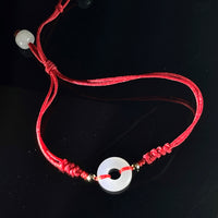 14K Eternal Harmony Red Cord Bracelet #1885