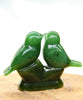 Hand Carved Jade Animal -  Loving Birds #2310