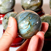 Iridescence Labradorite Polished Decorative & Healing Ball