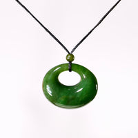 Polar Jade PI Harmony Donut Peace Buckle Pendant #1090