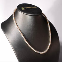 14K 3.5-4.5mm Freshwater Pearl Necklace #2296