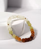 14k Multicolour Jade Beaded Bracelet #1805