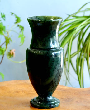 Jade Vase Timeless Tranquility Natural Jade #3018