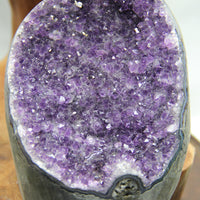 AMETHYST SEMI-GEODES BASE CUT (3 LB) #586