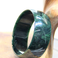 WIDE BAND JADE BANGLE 61MM #592