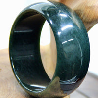 WIDE BAND JADE BANGLE 56MM #595