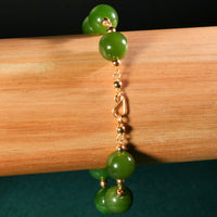 10mm Polar Jade Starry Bracelet #2402-2