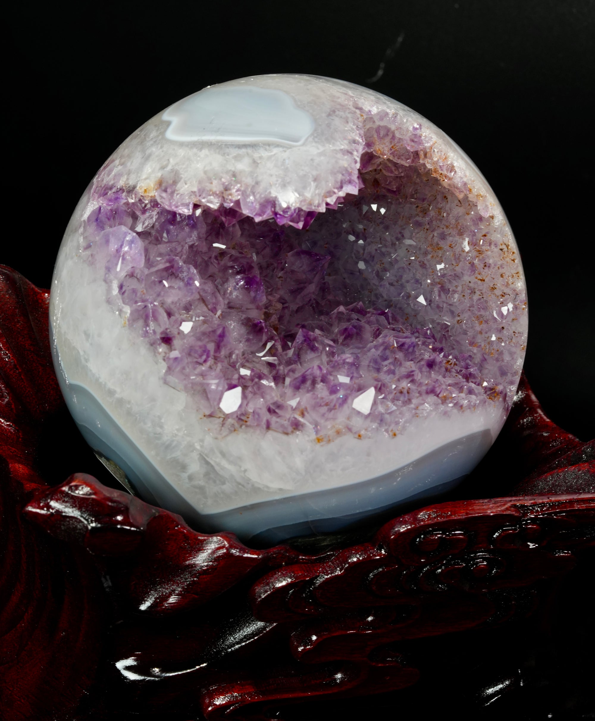 Amethyst Geode Ball (4LB) #2878