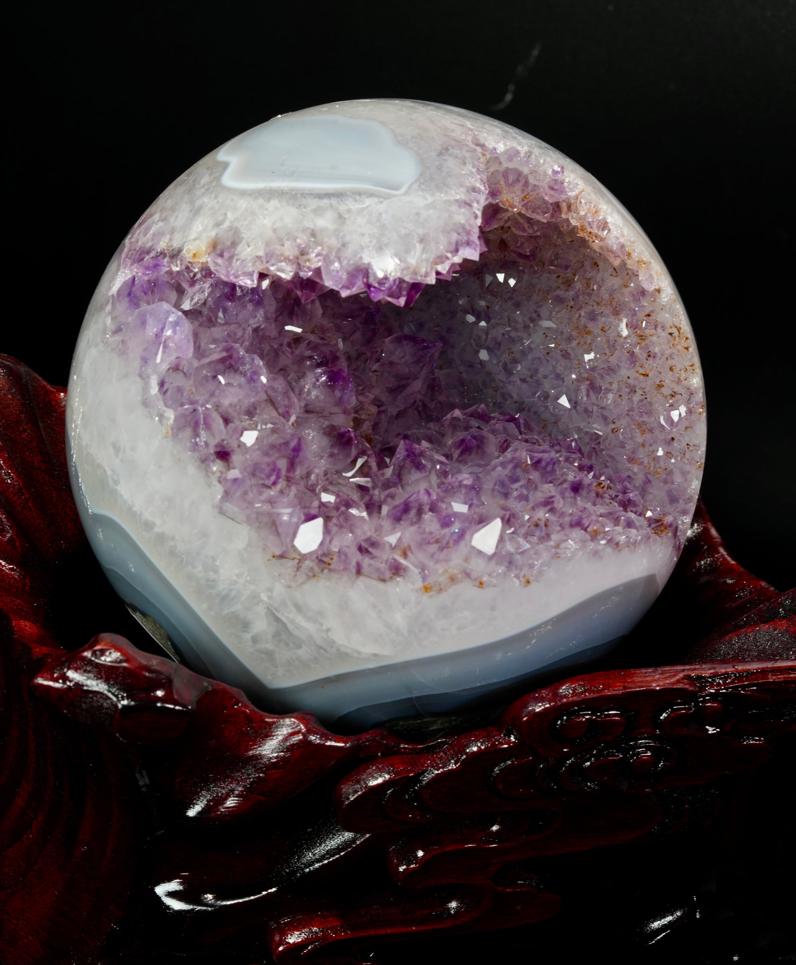 Amethyst Geode Ball (4LB) #2878