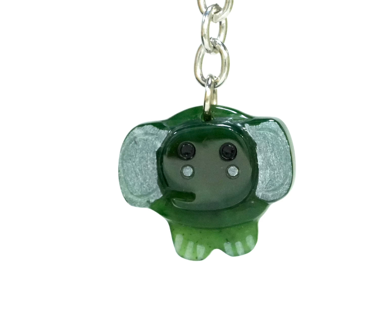 Key Chain Jade Elephant #102