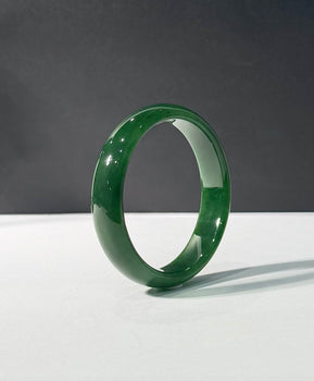 Canadian Polar Jade Bangle Natural Jade Bracelet AAA Grade 60.5mm #1474