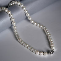 14K AKOYA SALT SEA PEARL NECKLACE #538