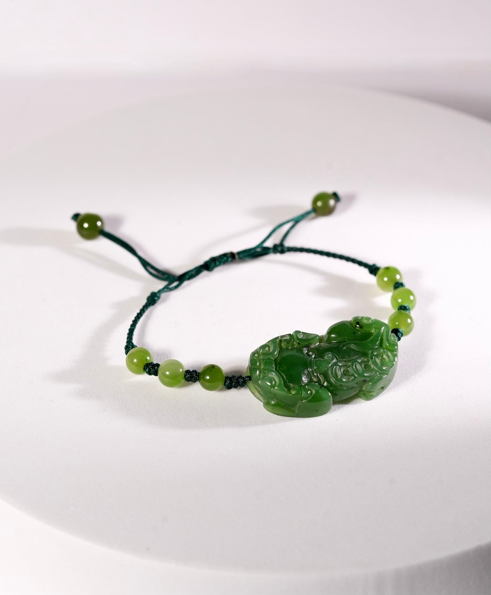 Canadian Jade Pixiu Bracelet #2636