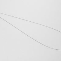 10K White Gold 18" Anchor Chain #1