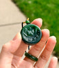 Canadian Polar Jade Pendant Lotus and Fish Pendant AA+ Natural Jade #1885