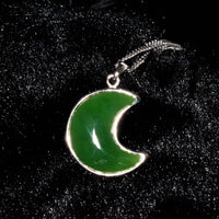 Canadian Jade Moon Pendant #1098