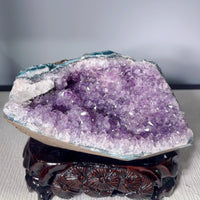 Amethyst Geode Base Cut (2.75 LB) #3088