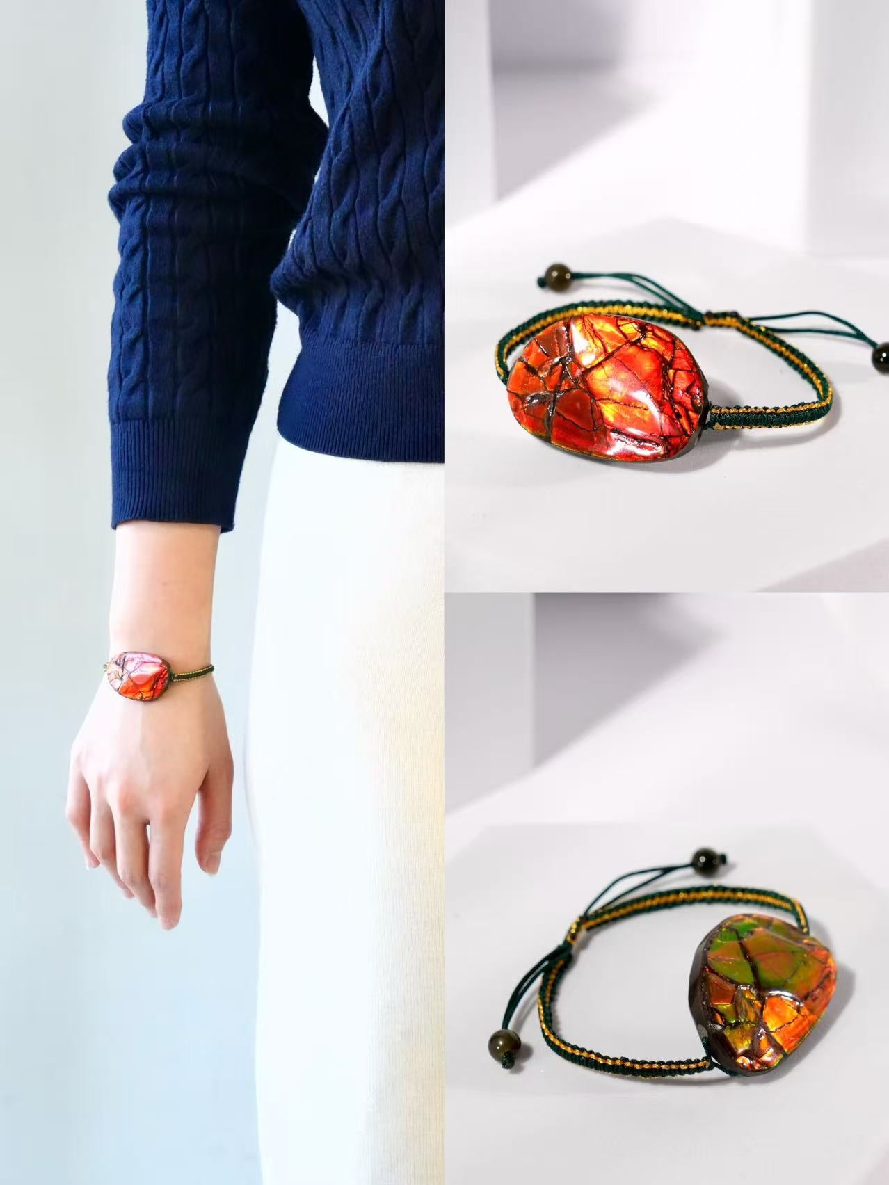 Ammolite Bracelet #1317