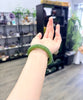 Siberian Jade Bangle Chatoyant Natural Jade Bracelet 56mm #1153