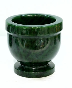 Jade Censer Tranquility and Blessings Natural Jade #3016