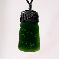 2" Canadian Jade Toki Pendant #2498