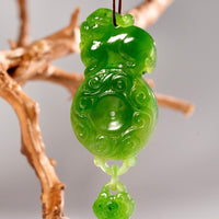 Polar Jade Pixiu Lucky Pendant  #2597