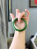 Canadian Polar Jade Bangle Natural Jade Bracelet AAA Grade 59mm #1370