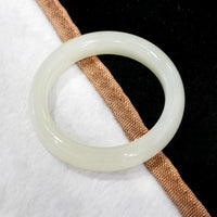 White Jade Bangle 52mm #873