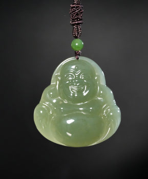 Hetian Jade Buddha Pendant Natural Jade #1707