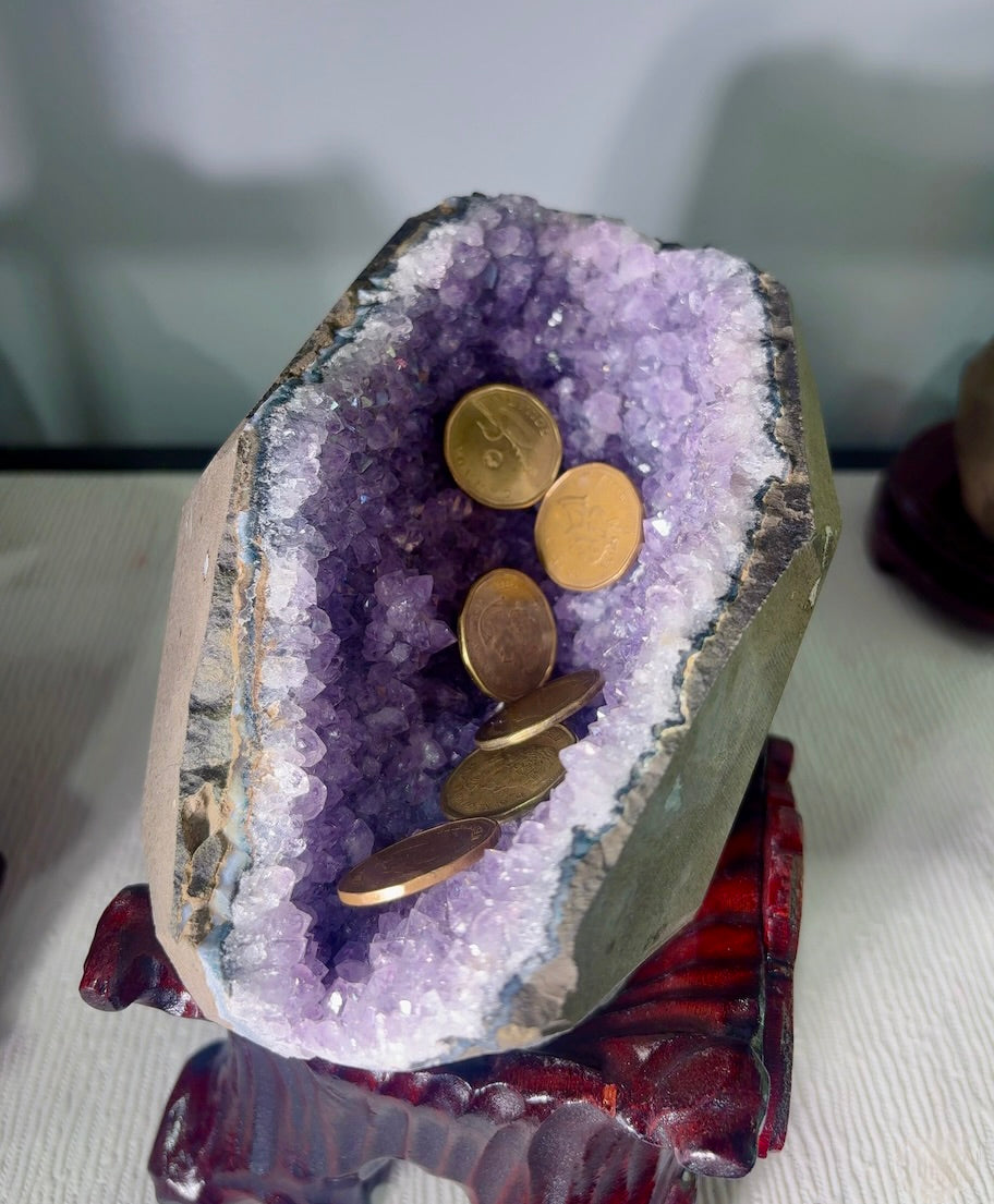 Amethyst Dinosaur Egg (5.54 LB) #2514