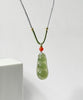 Hetian Jade Pendant Rich Bean Peapod Pendant Natural Jade 28mm #1493