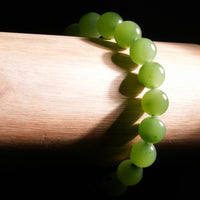 9.5mm Siberiana Jade Beaded Bracelet #2763-2