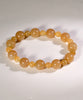 10mm Siberian Light Brown Jade Bracelet #2770