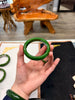 Canadian Polar Jade Bangle Natural Jade Bracelet AAA+ Grade 53.8mm