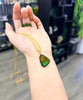 Ammolite Pendant Freeform AA Grade Natural Stone 22mm #1060