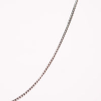 Adjustable Round Box 925 Sterling Silver Chain #1