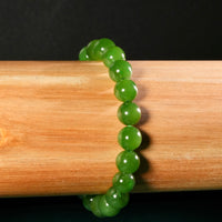 8mm Polar Jade Beaded Bracelet #2572