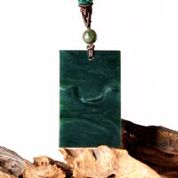 Safe and Sound/Peace Jade Pendant #2284