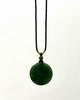 Canadian Polar Jade Pendant Lotus and Fish Pendant AA+ Natural Jade #1885