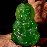 Canadian Jade Guanyin Necklace #1151