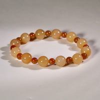 10mm Siberian Brown Jade Bracelet #2766