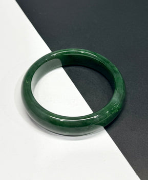 Canadian Polar Jade Bangle Natural Jade Bracelet A Grade 55.7mm | #1449