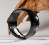 Wide Band Jade Bangle 58mm #2638