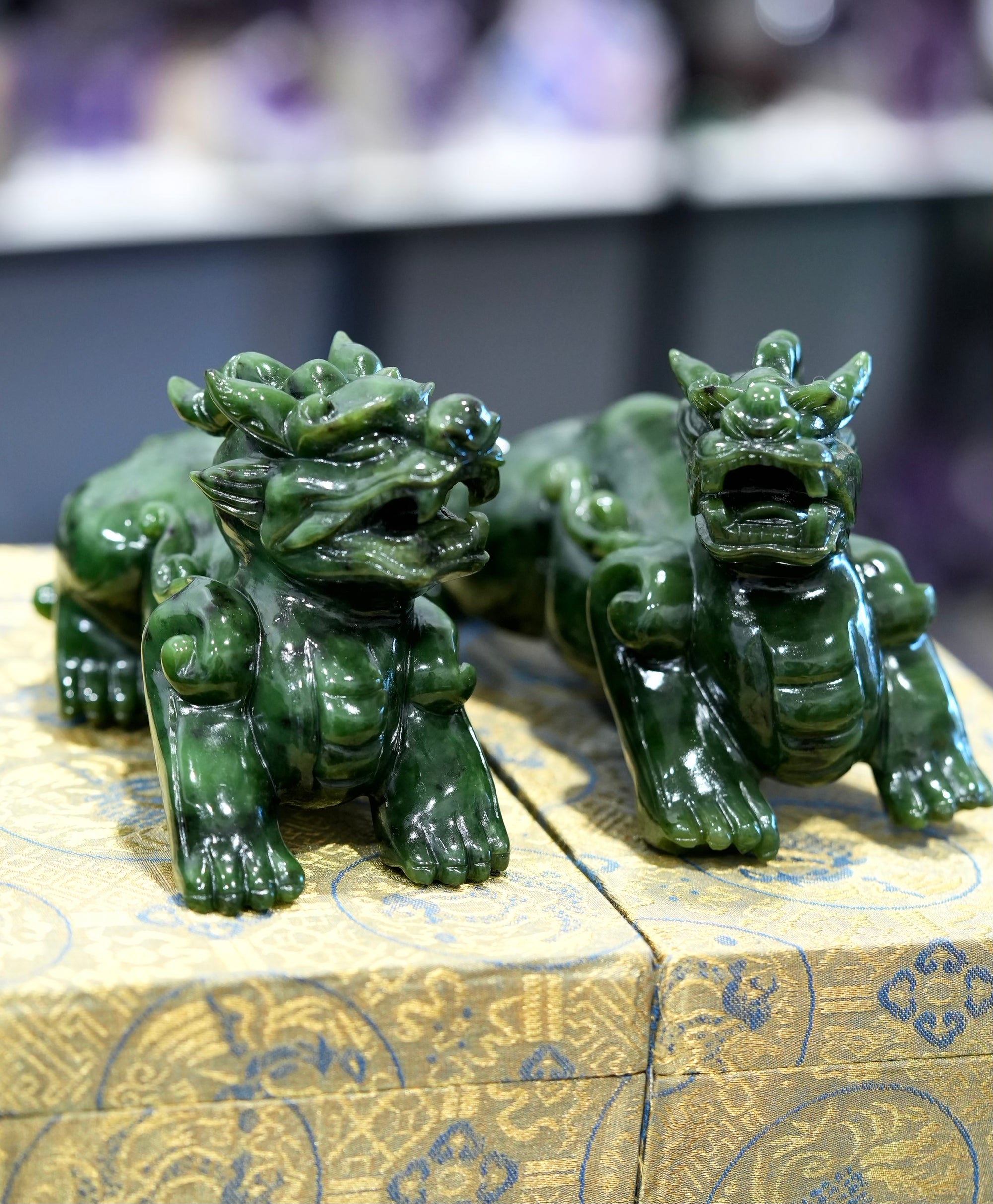 Hand Carved Jade Kylin #2971