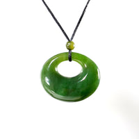 Polar Jade PI Harmony Donut Peace Buckle Pendant #1090