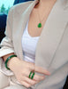 18K Siberian Jade Buddha Pendant #1703
