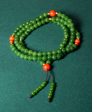 108 Polar Jade Necklace #2487