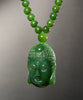 Jade Buddha Head Necklace #2536